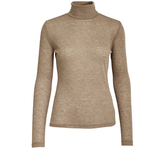DESIRES TASSIE LONG SLEEVE T-SHIRT | SANDSHELL MELANGE