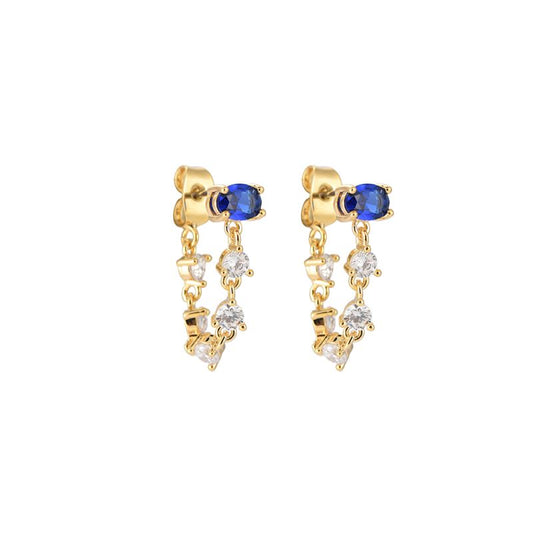 DIAMOND CHAIN EARRING