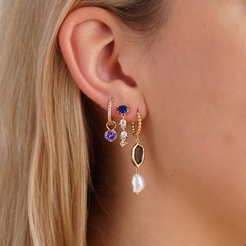 DIAMOND CHAIN EARRING