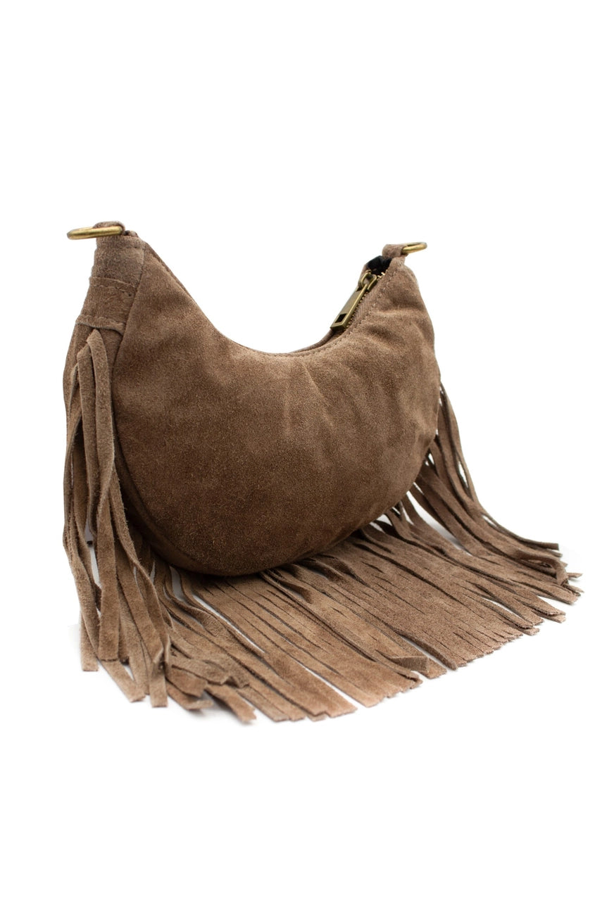 COTTON TREAT SUEDE TAS FRANJES | BRUIN