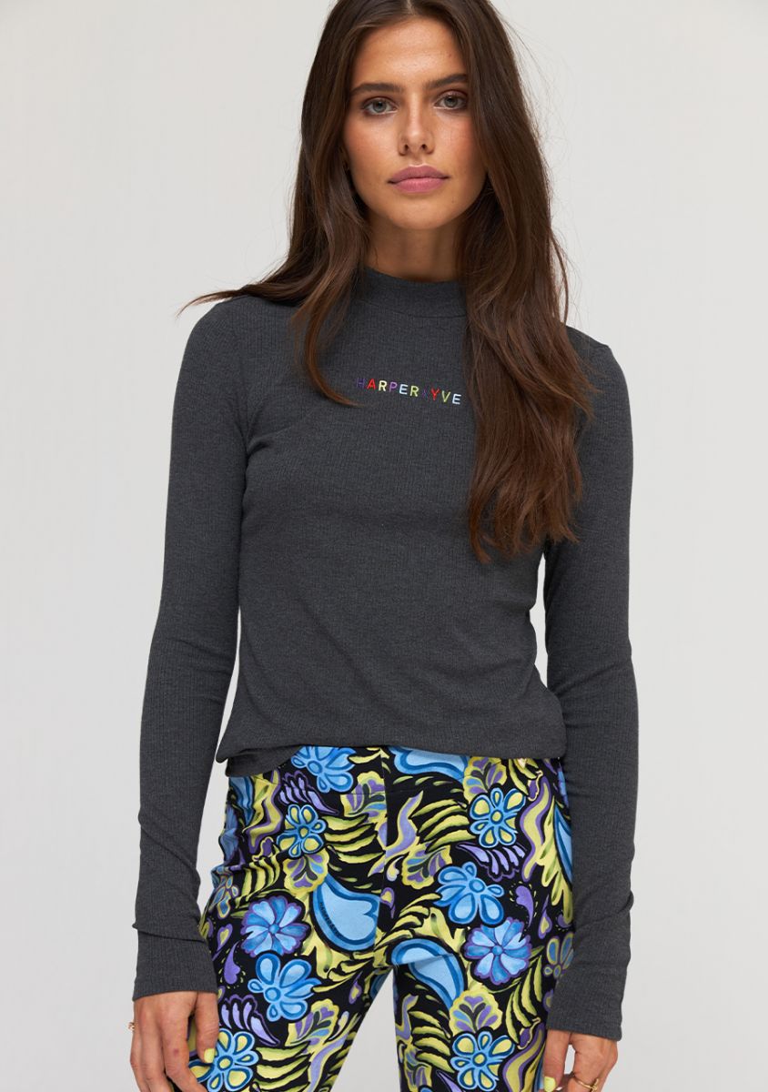 HARPER & YVE JANE TOP | GRIJS