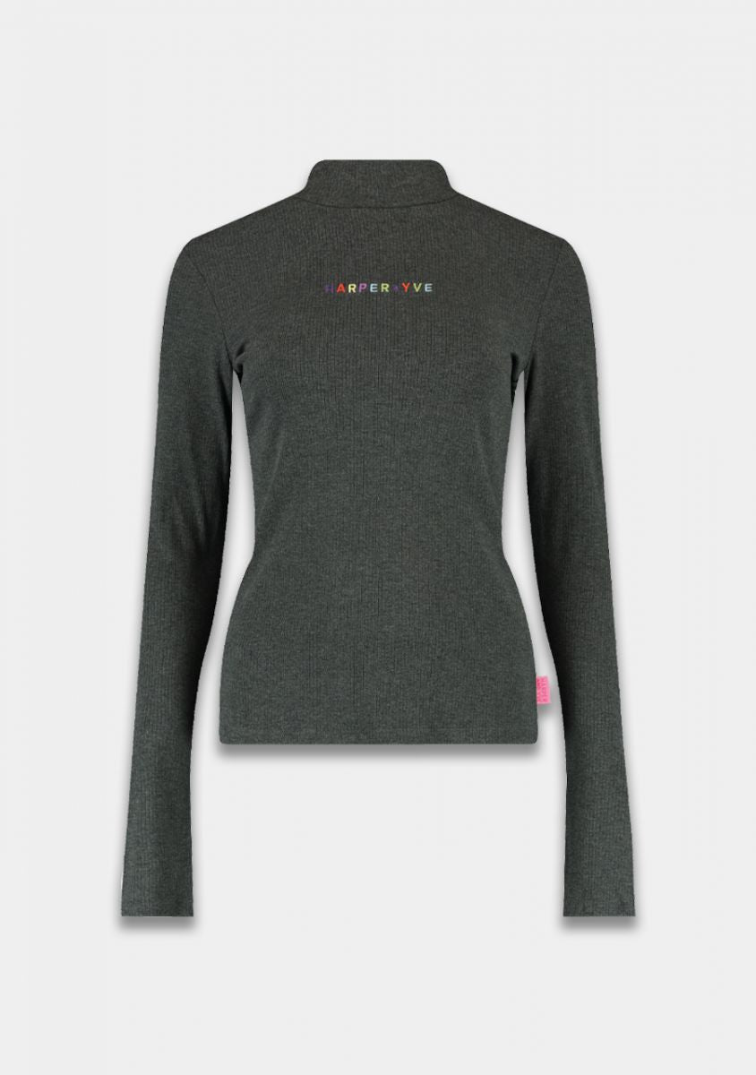 HARPER & YVE JANE TOP | GRIJS