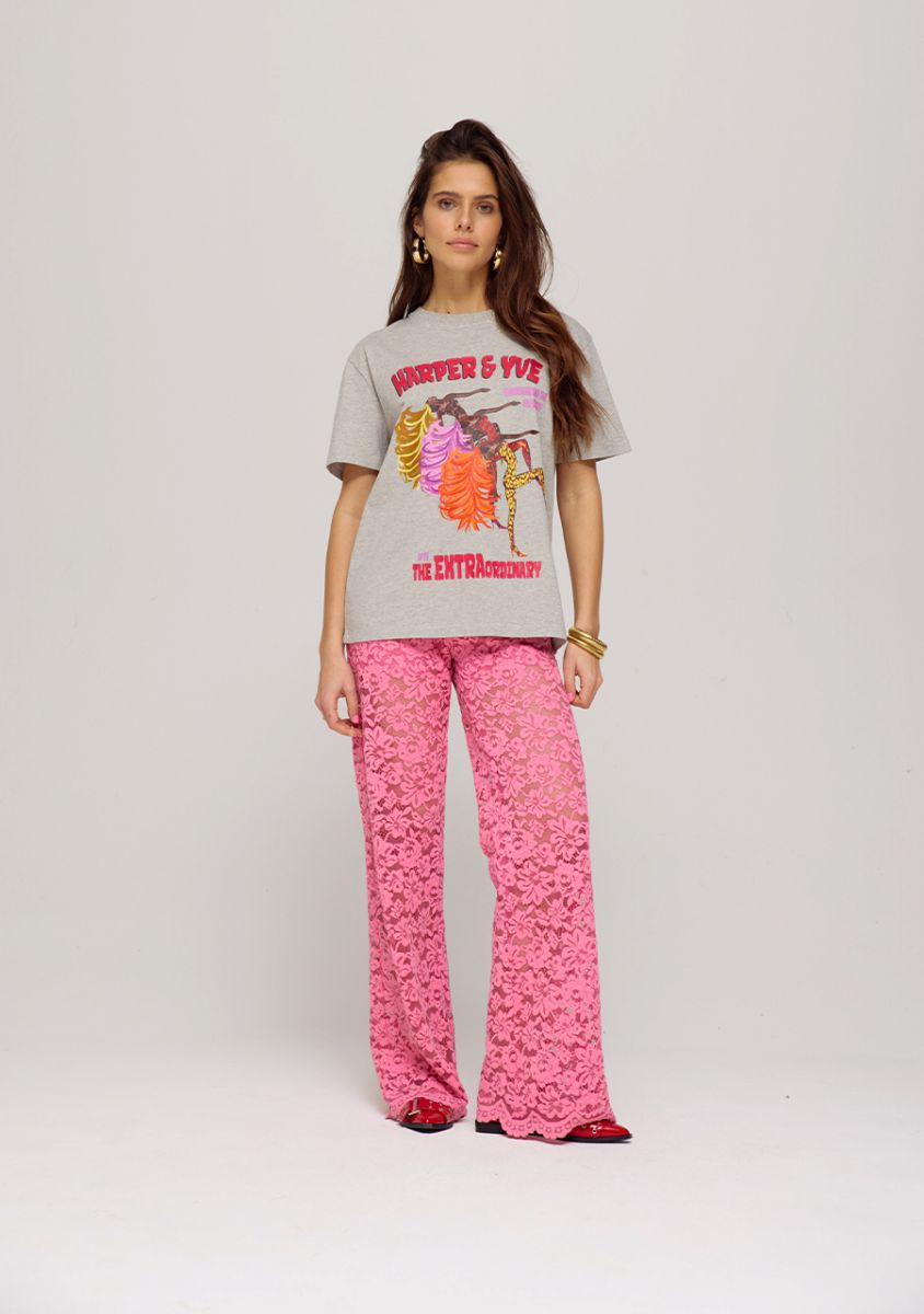 HARPER & YVE T-SHIRT EXTRAORDINARY GRIJS