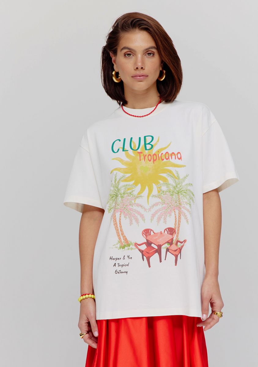 HARPER & YVE T-SHIRT TROPICAL