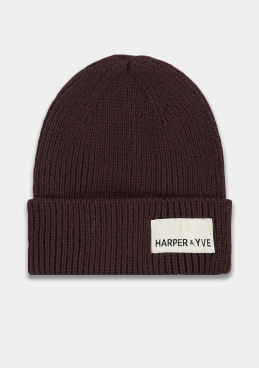 HARPER & YVE BEANIE | DARK FUDGE