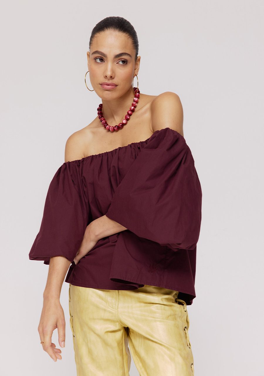 HARPER & YVE LAUREN LS WINE TOP