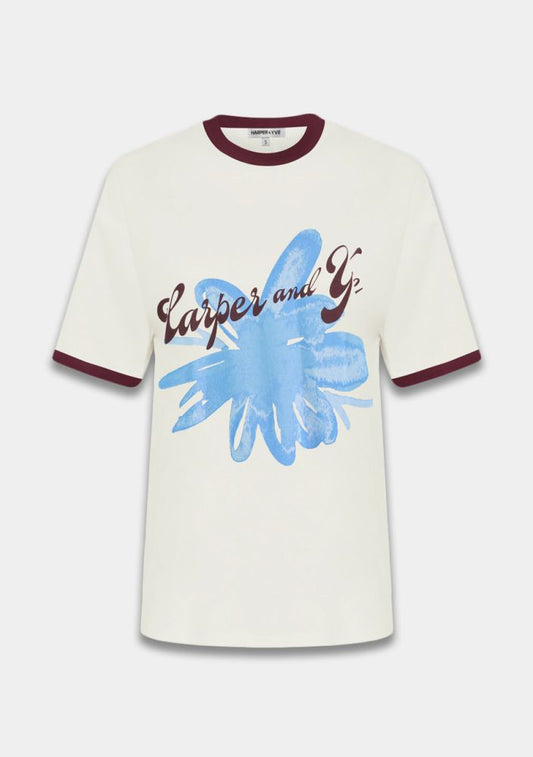 HARPER & YVE T-SHIRT FLOWER