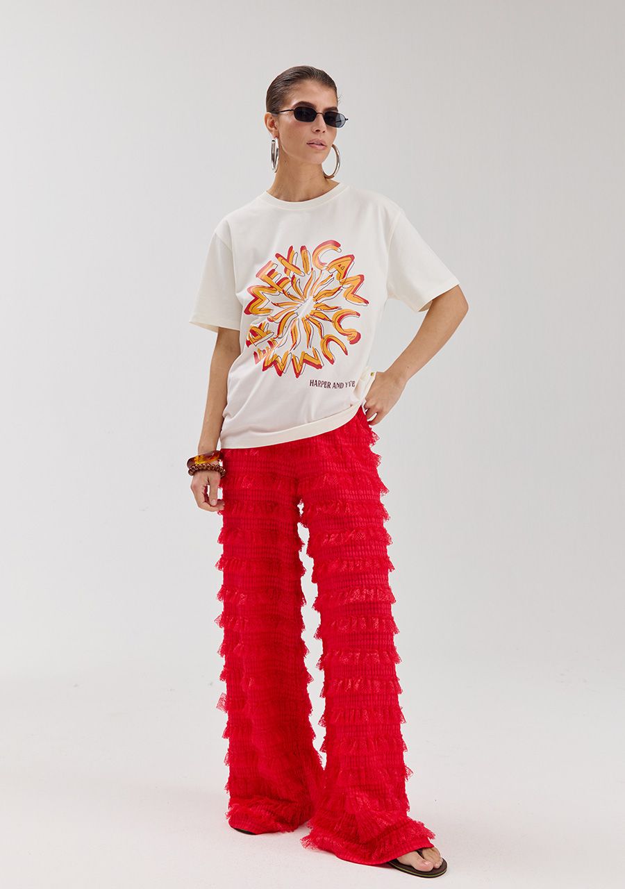 HARPER & YVE T-SHIRT MEXICANSUN | ECRU