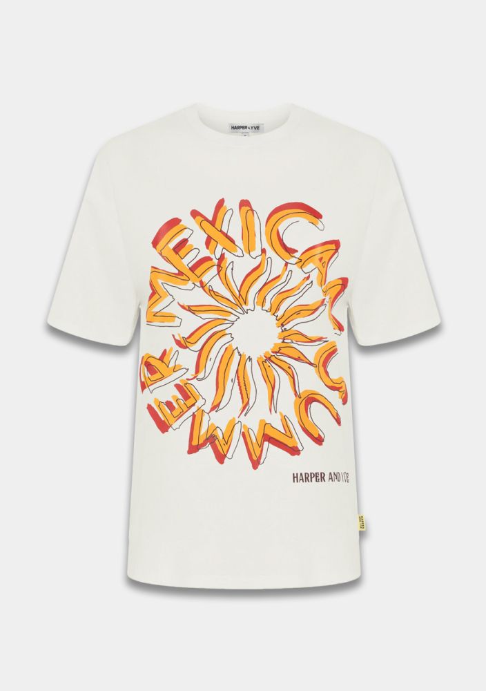HARPER & YVE T-SHIRT MEXICANSUN | ECRU