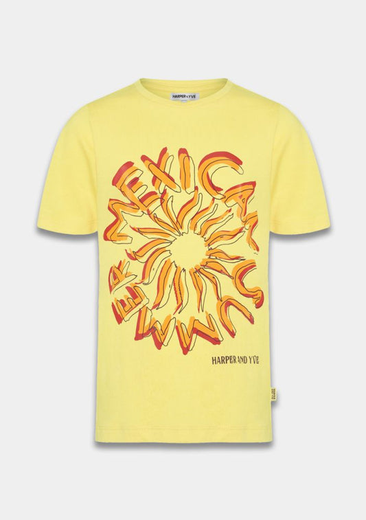 HARPER & YVE T-SHIRT MEXICANSUN | GEEL