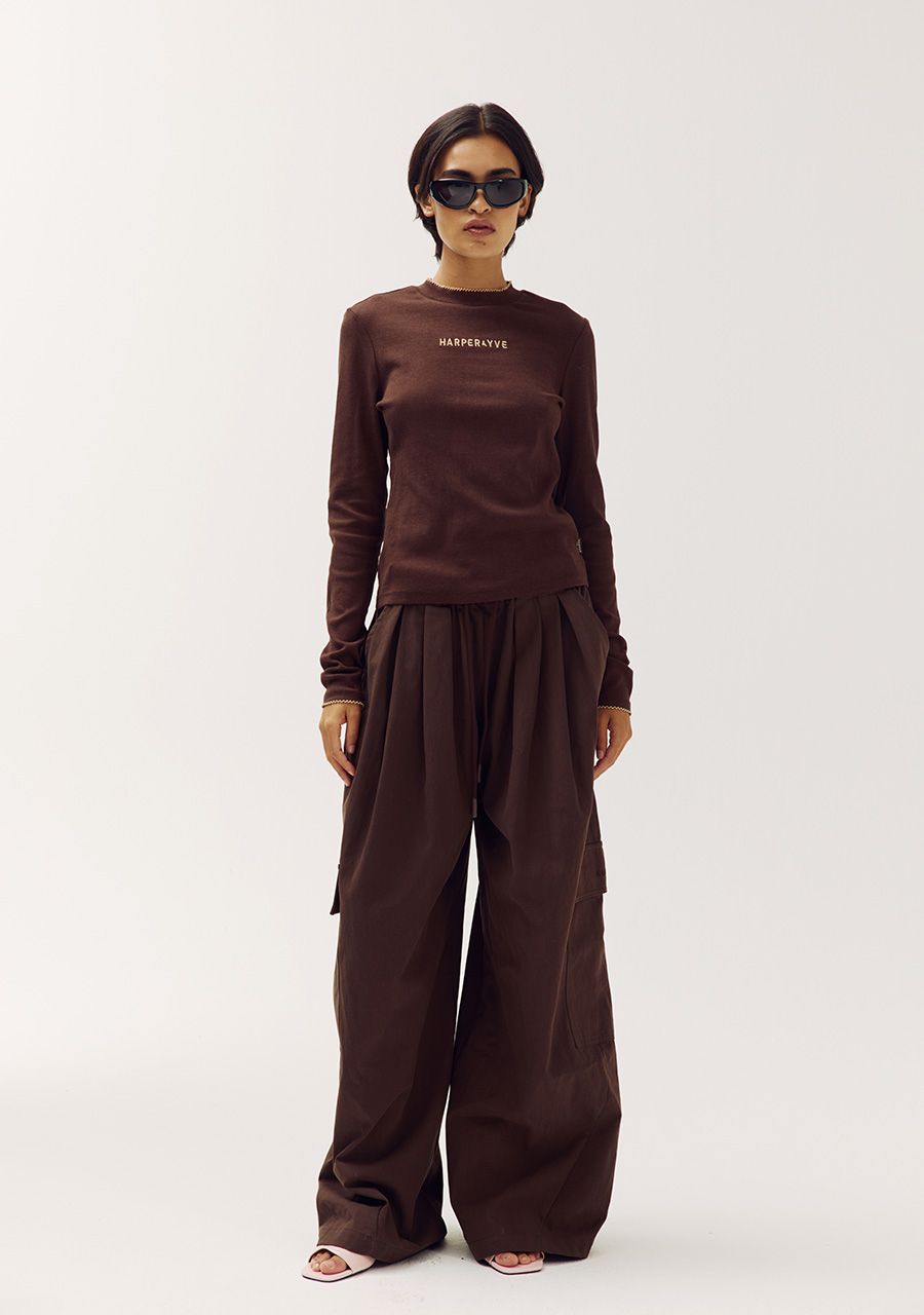 HARPER & YVE T-SHIRT CAMMY | BROWN