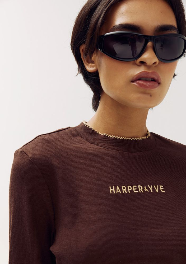HARPER & YVE T-SHIRT CAMMY | BROWN