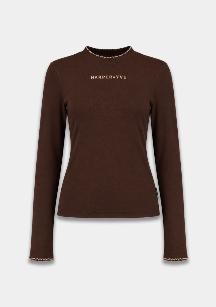 HARPER & YVE T-SHIRT CAMMY | BROWN