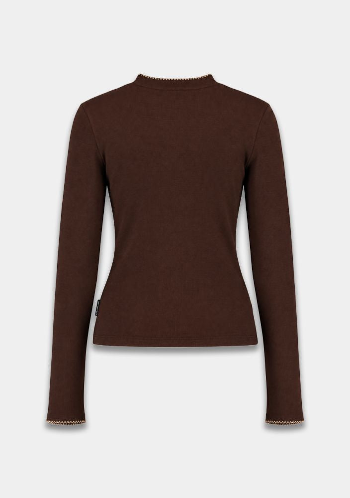 HARPER & YVE T-SHIRT CAMMY | BROWN
