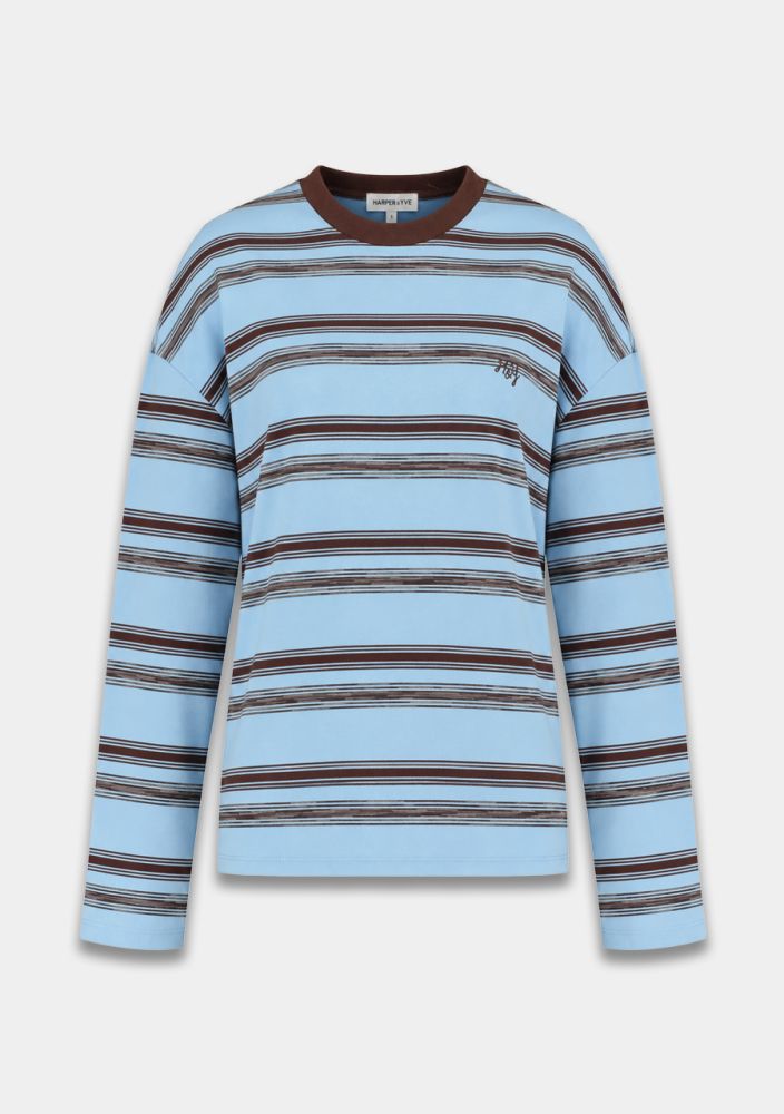 HARPER & YVE TOMMY T-SHIRT | BLUE STRIPE