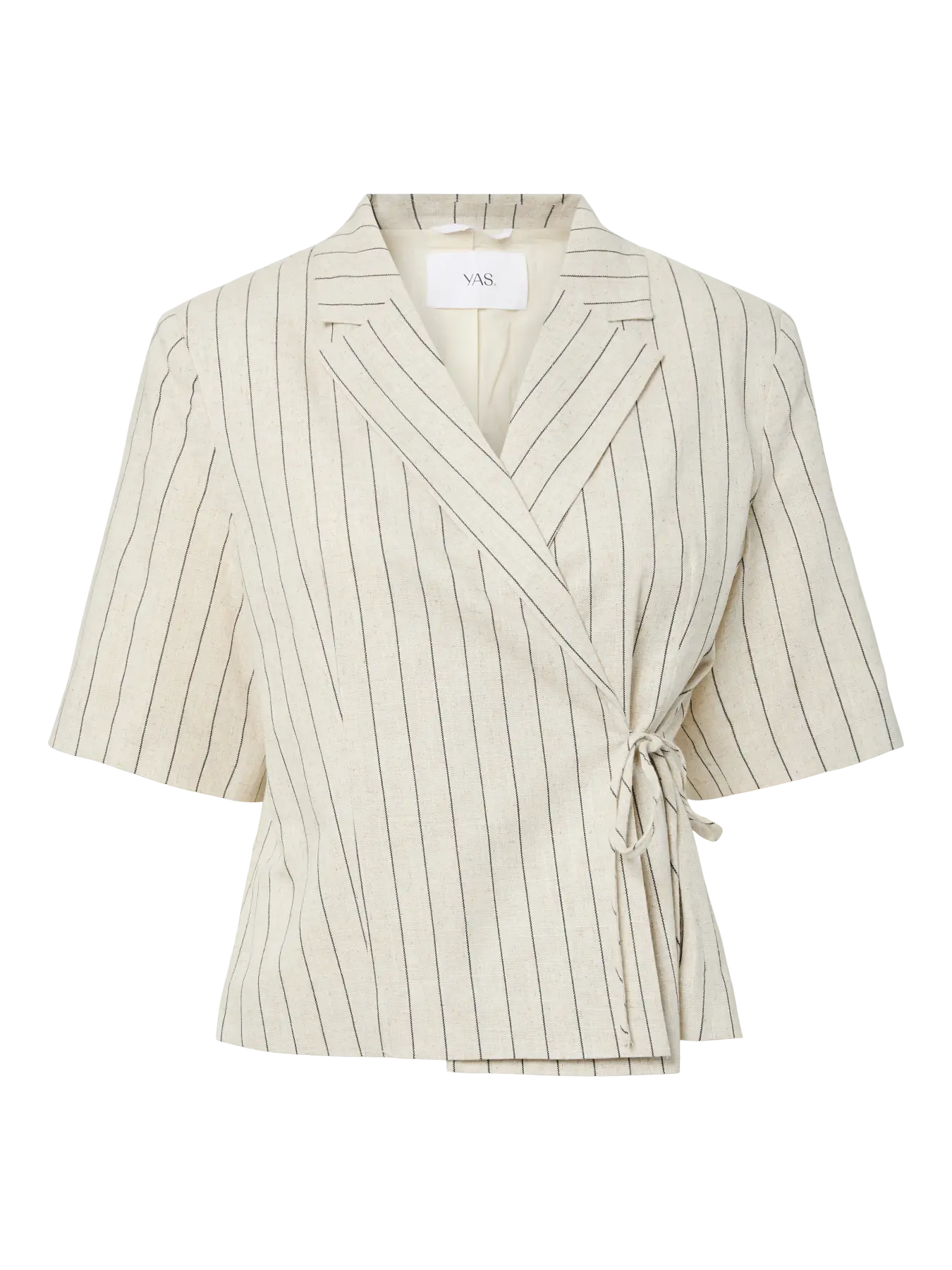 YAS LINURA 2/4 LINEN BLEND BLAZER