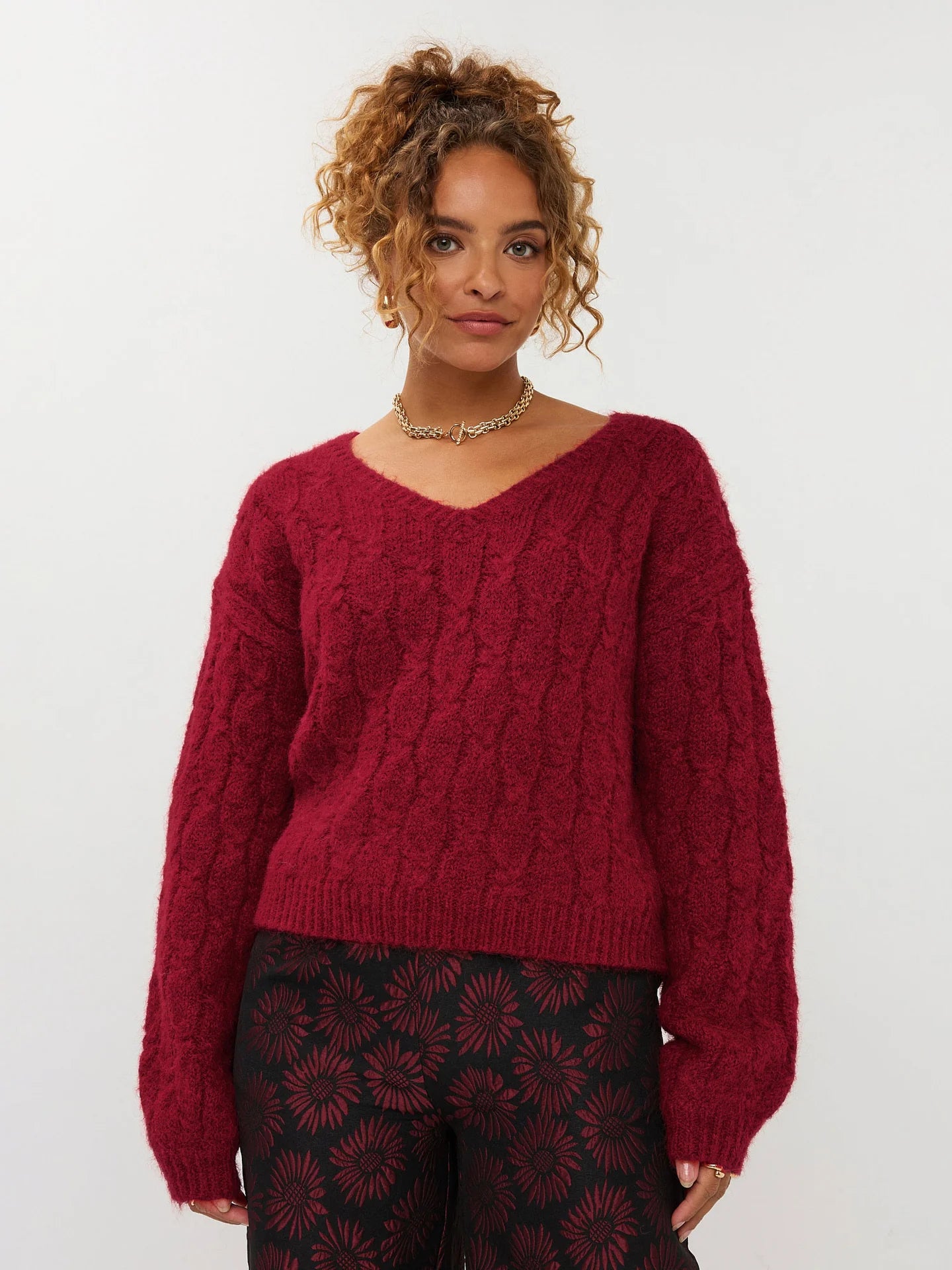 YDENCE SWEATER JESSIE | RED