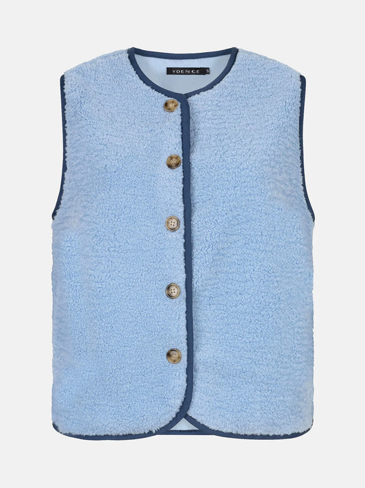 YDENCE GILET PUCK | LIGHT BLUE