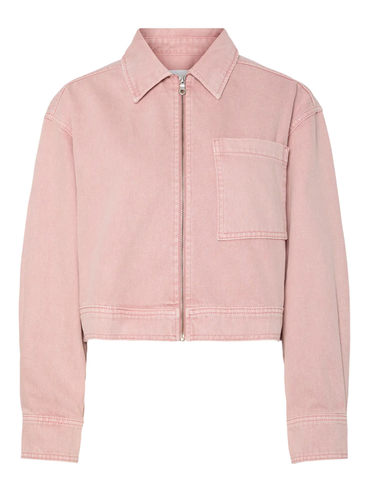 YAS SUN CROPPED DEMIM JACKET